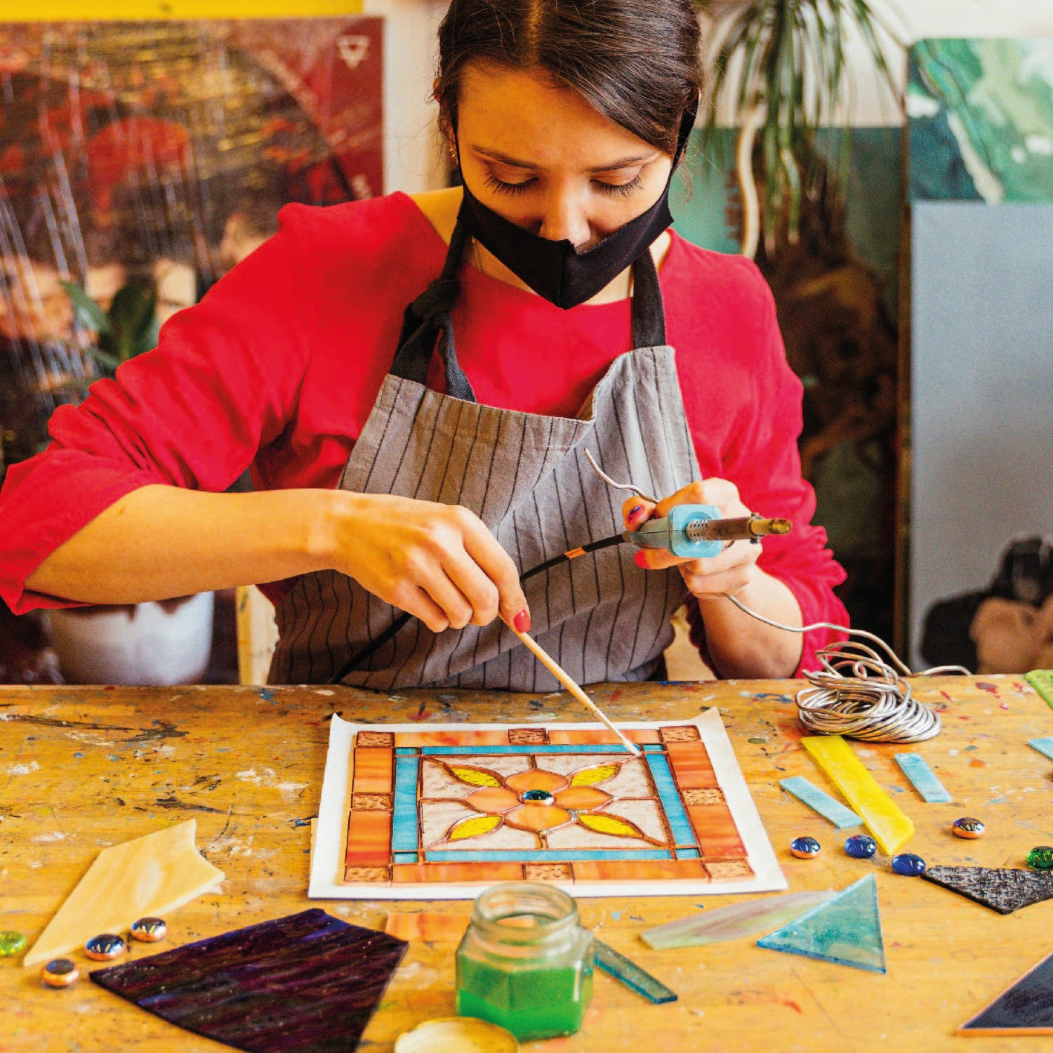 Prodotti per Lavorazione vetro colorato