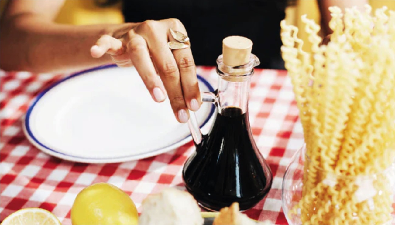 Aceto balsamico e di Vino.