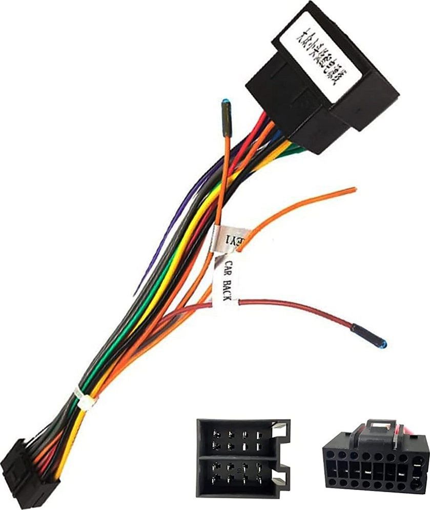 Adattatore ISO A 16 Pin Per Autoradio – Plug & Play Con Comandi Al Volante E Retrovisore, Resistente A Polvere E Umidità